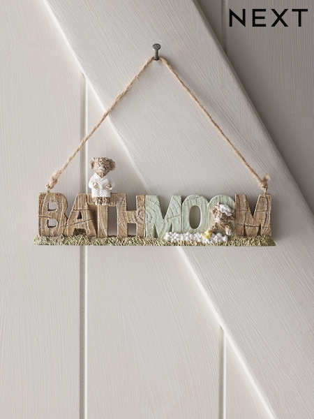 Hamish Bathroom Sign (N28831) | €9
