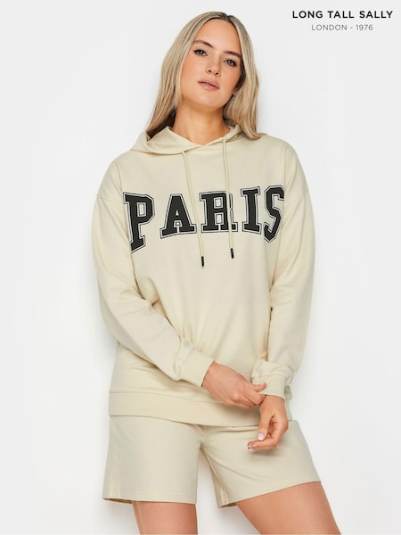 Long Tall Sally Paris Slogan Hoodie (N28833) | €46