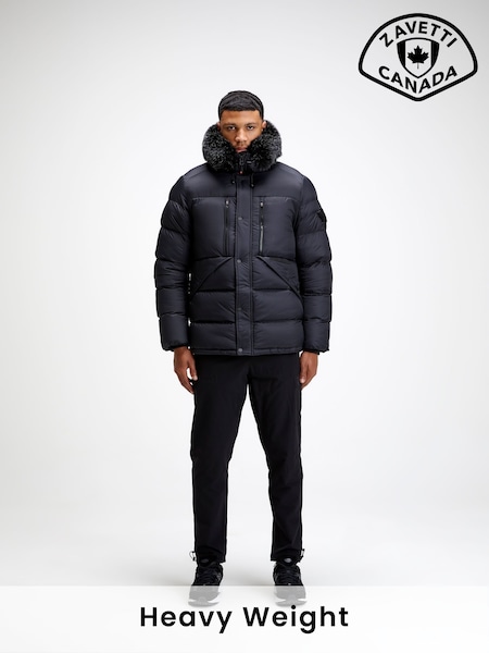 Zavetti Canada Mens Eremo Puffer Parka Jacket (N28995) | AED378