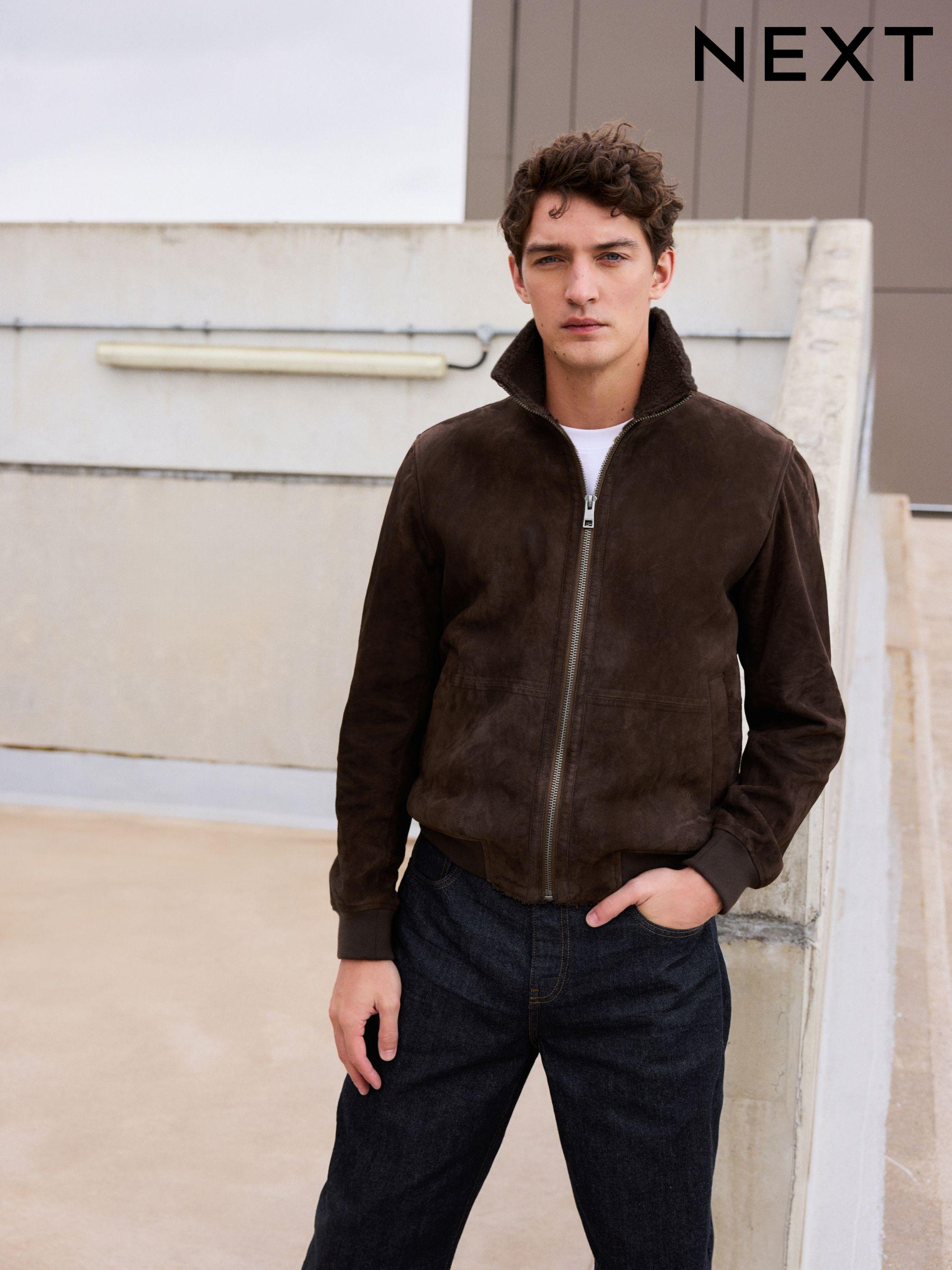 Short suede jacket outlet