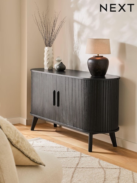 Black Hyde Tambour Door Sideboard (N29372) | €550