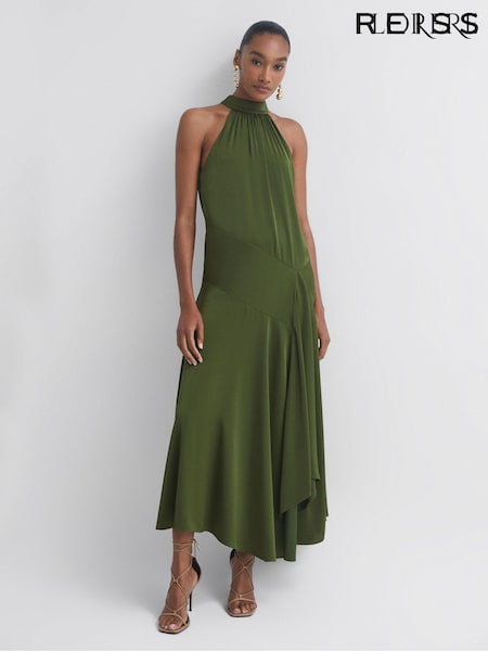 Florere Halterneck Asymmetric Midi Dress (N29889) | 356 €