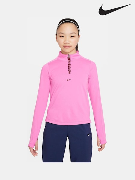 Розовый - Nike Pro Dri-Fit Half Zip Top (N30032) | €27