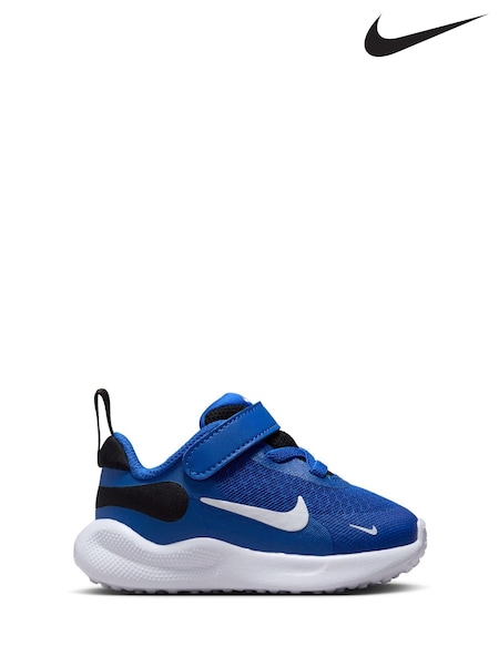 Nike Blue/White Infant Revolution 7 Trainers (N30348) | €23
