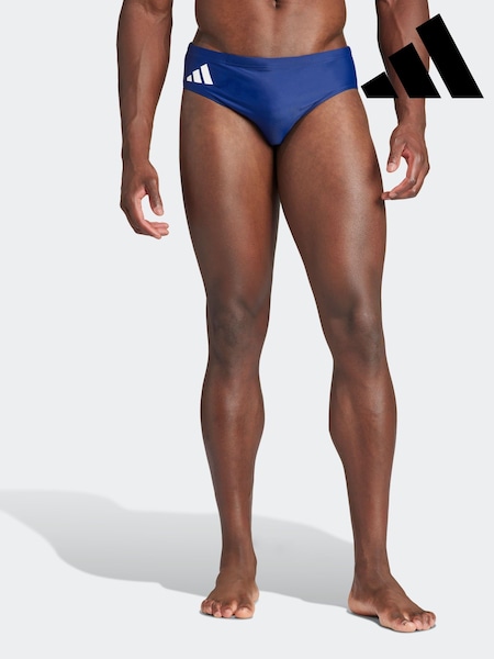 adidas Blue Solid Swim Trunks (N30367) | kr328