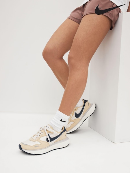Nike Neutral/Navy Phoenix Waffle Trainers (N30423) | €129
