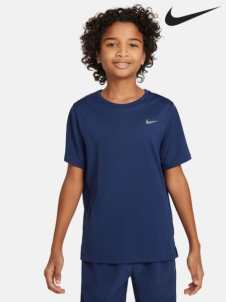 Tummansininen - Nike Dri-fit Miler Training Top (N30469) | €39