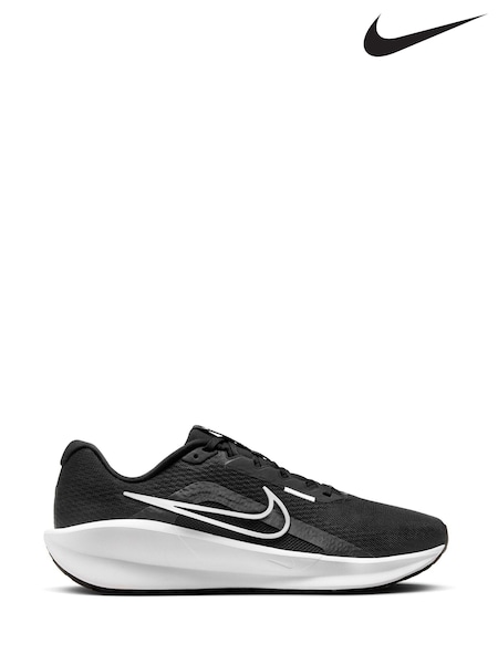 Nike Black/White Downshifter 13 Road Running Trainers (N30545) | €93