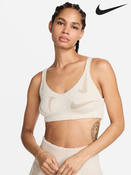Nike Grey Sportswear Light Support Non-Padded Knit Bra (N30552) | €21.50
