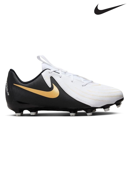 Alb - Nike Kids Phantom Academy Fotbal pe terenuri multiple Cizme (N30571) | 214 LEI