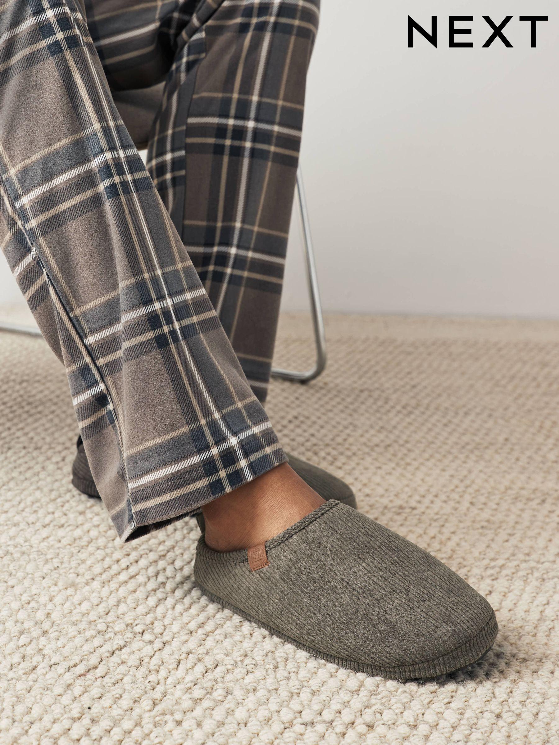 Next slippers mens sale sales