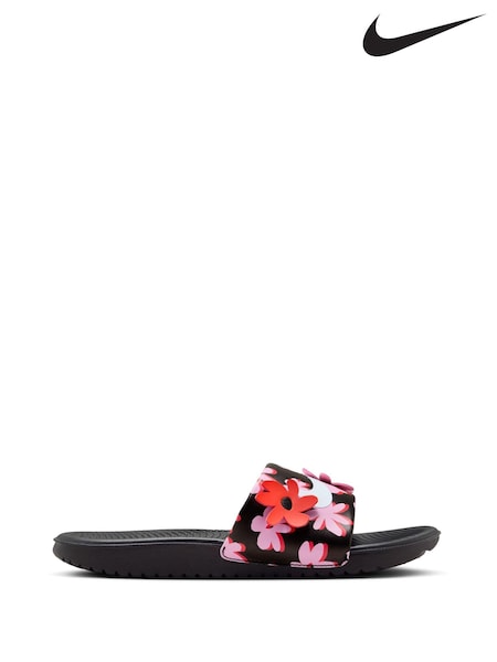 Nike Black Junior/Youth Kawa Flower Sliders (N30723) | €17.50