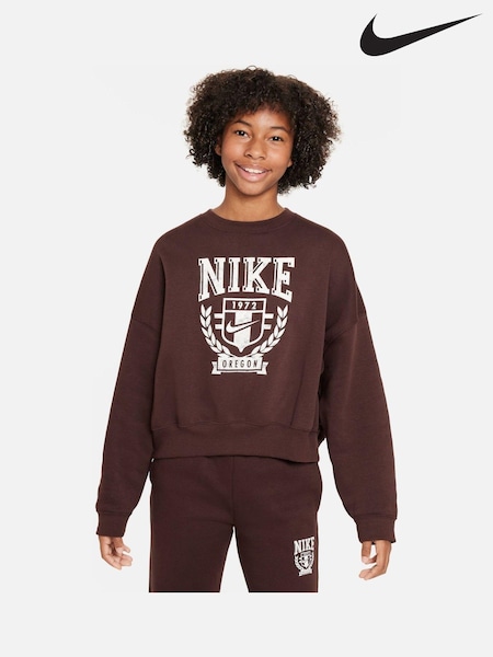 Nike Brown Trend Crew Neck T-Shirt (N30810) | €21.50