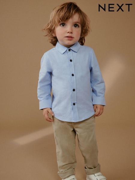 Blue Long Sleeve Oxford Shirt (3mths-7yrs) (N30903) | €5.50 - €7