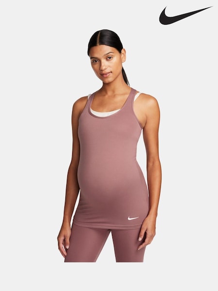 Nike Brown Maternity Dri-FIT Vest Top (N30945) | €25