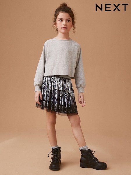 Black Sequin Skirt (3-16yrs) (N30983) | €10 - €13