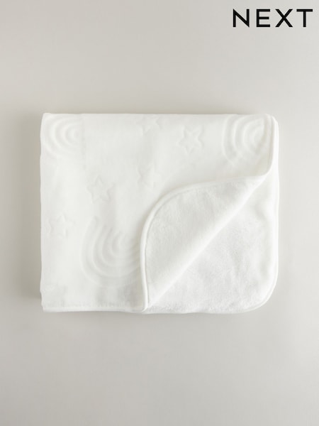 White Fleece Baby Blanket (N31024) | €8.50