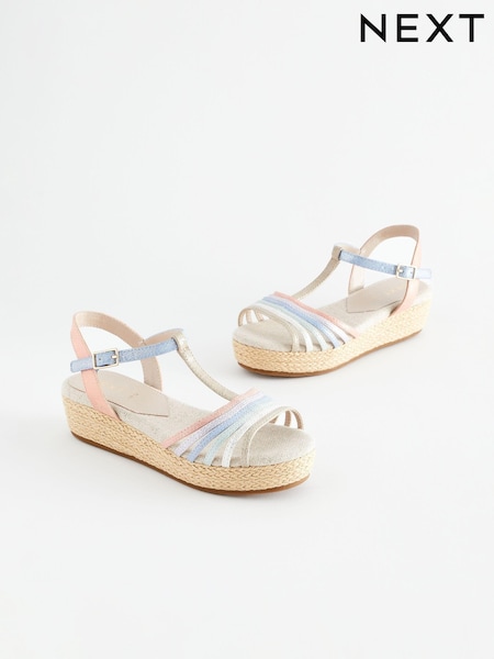 Multicolour Pastel Wedge Sandals (N31123) | € 14 - € 19