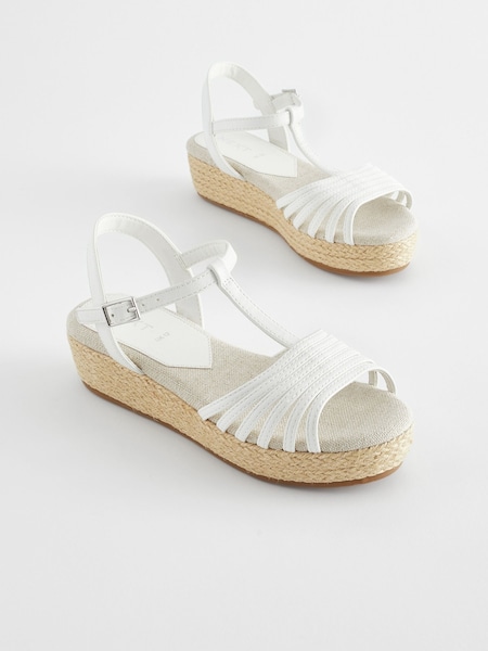 White Wedge Sandals (N31140) | €7 - €9