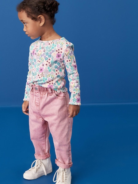 Pink Mom Jeans (3mths-7yrs) (N31339) | € 8 - € 10