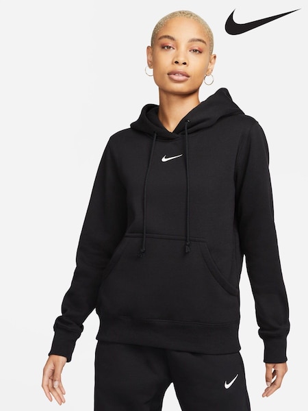 Nike Black Sportswear Phoenix Fleece Pullover Hoodie (N31457) | €77