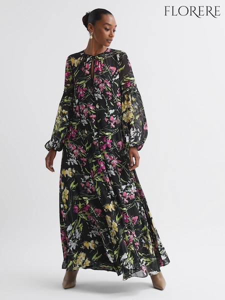 Florere Printed Maxi Dress (N31480) | AED1,910