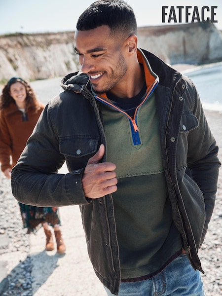 FatFace Grey 4 Pocket Jacket (N31579) | €79