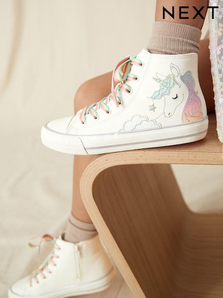 Beli mavrični samorog - Lace-Up High Top Trainers (N31585) | € 24 - € 31