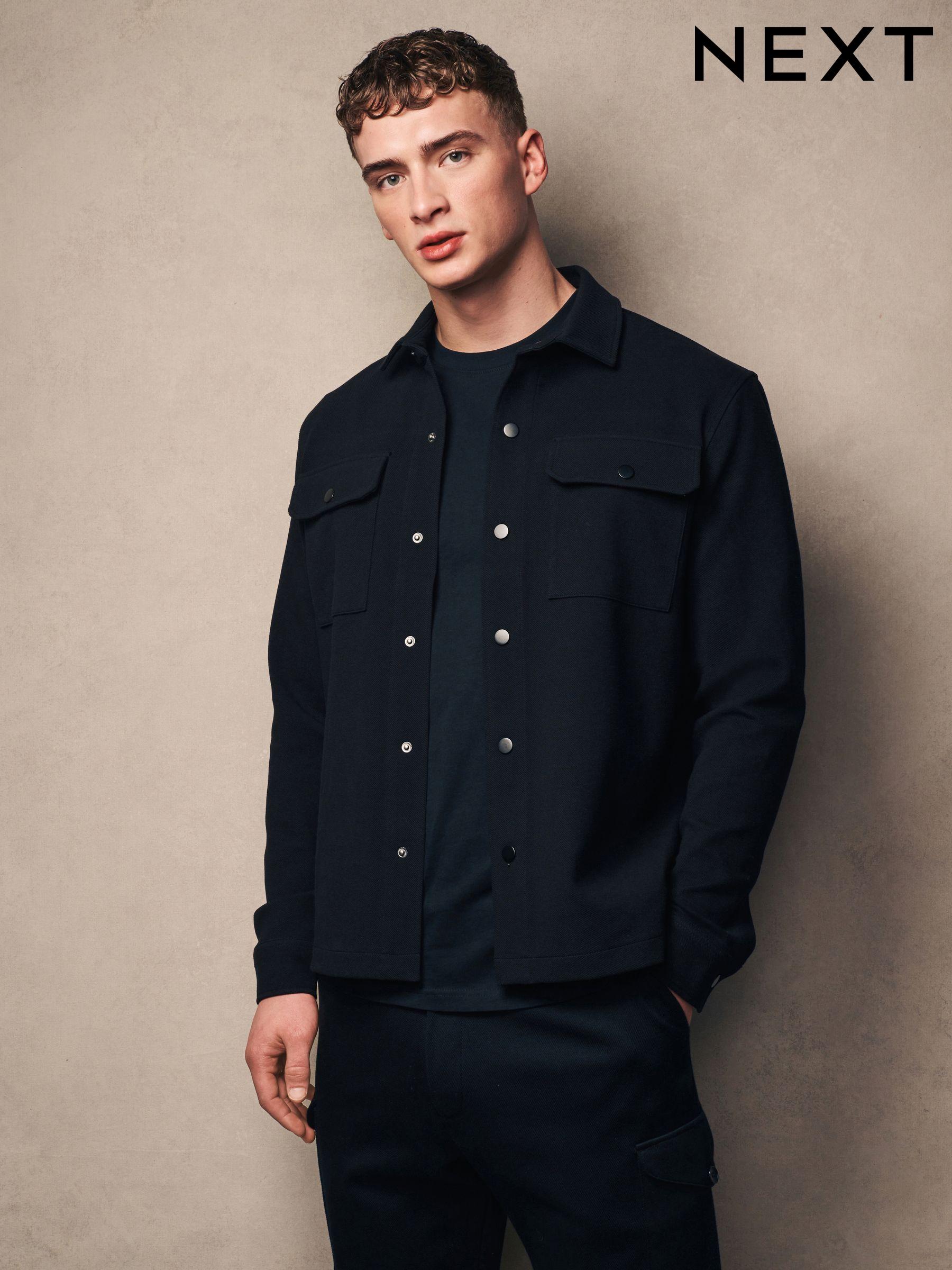 Mens Shackets | Check & Khaki Shackets | Next