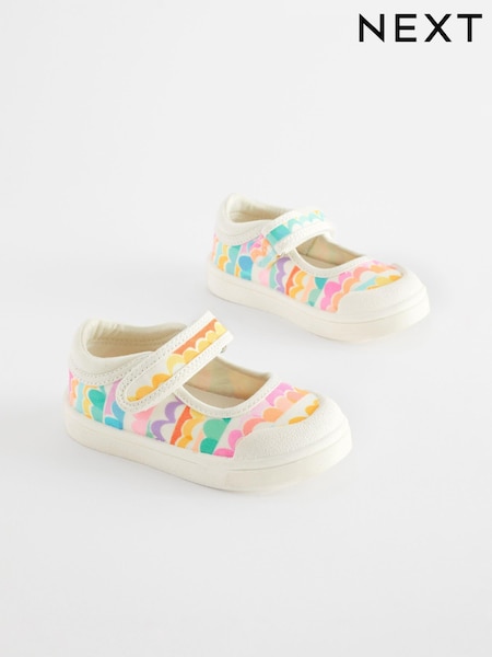 Multi Standard Fit (F) Machine Washable Mary Jane Shoes (N31799) | €8.50 - €10