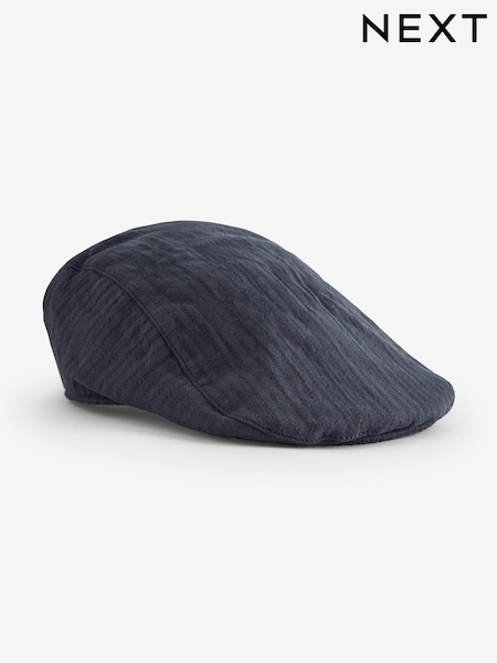 Navy Blue Flat Cap (0mths-2yrs) (N31849) | $15