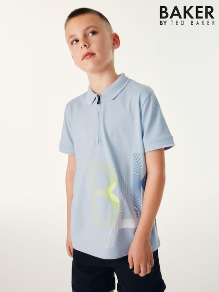 Baker by Ted Baker Blue Polo Shirt (N32395) | € 13 - € 18