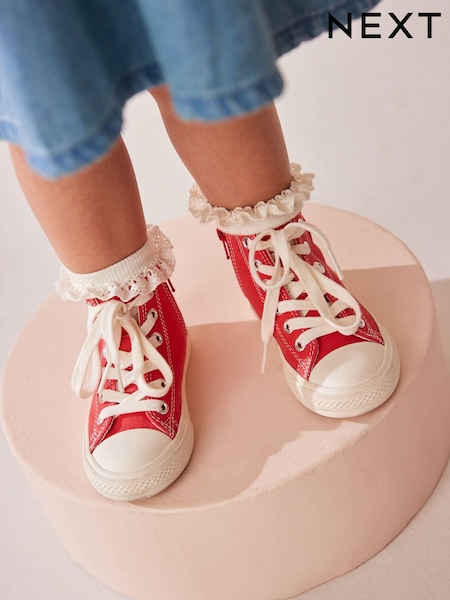 Rot - High Top Trainers (N32719) | 16 € - 18 €