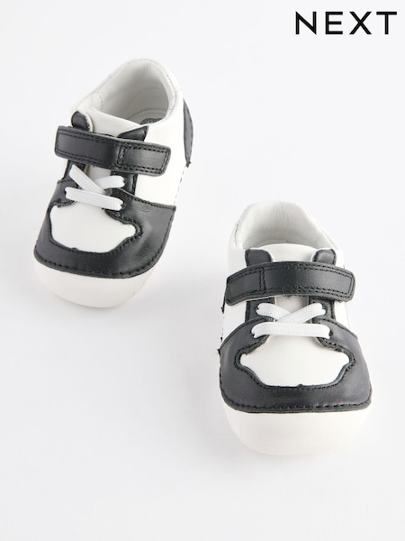 črna/bela - Crawler Shoes (N32732) | € 21
