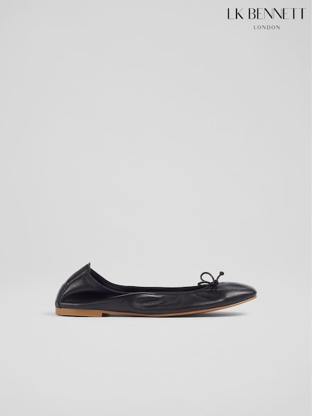 LK Bennett Trilly Leather Ballet Pumps (N32814) | € 209