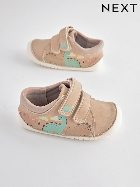 Neutral Dinosaur Scene - Crawler Shoes (N33090) | € 30