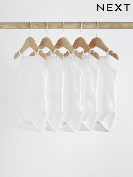 Weiß - Baby Strappy Bodysuits (N33588) | 13 € - 16 €