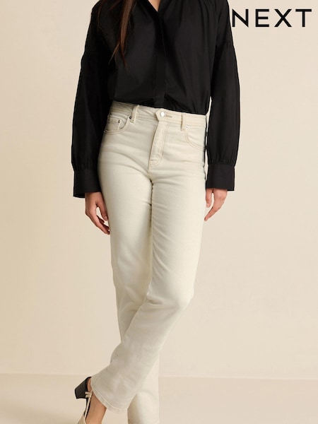 Песочно-кремовый - Straight Leg Jeans (N33625) | €8