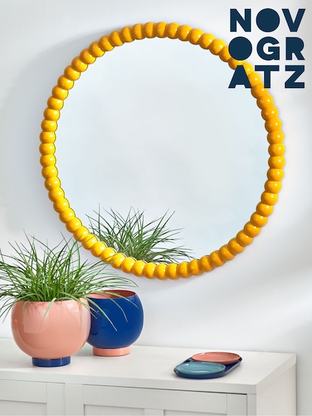 Novogratz Yellow Bobbly Mirror (N33645) | €122