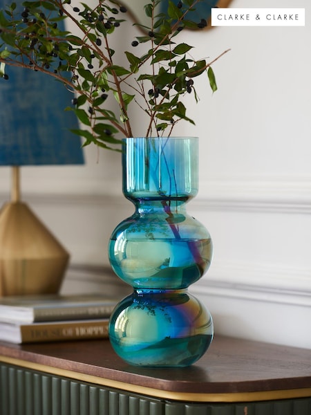 Clarke and Clarke Green Bobble Vase (N33696) | €40