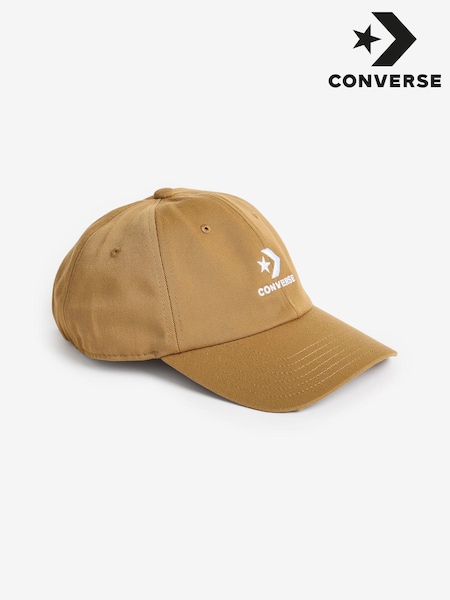 Converse Tan Brown 100% Cotton Baseball Cap (N33797) | €15