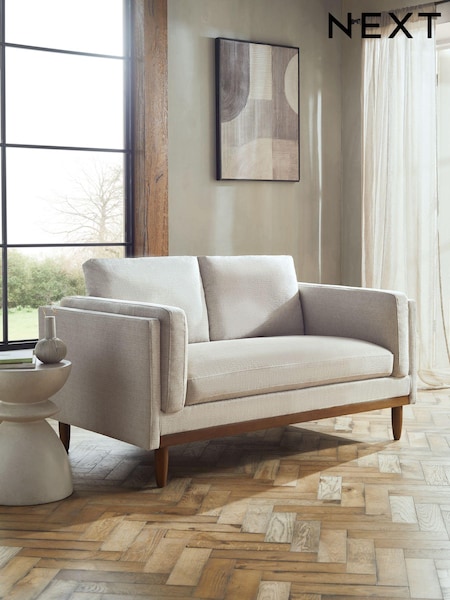 Tweedy Plain Light Natural Kayden 2 Seater Small 'Sofa In A Box' (N33826) | €650
