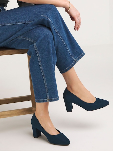 JD Williams Blue Wide Fit Comfort Flexible Court Shoes (N33852) | €43