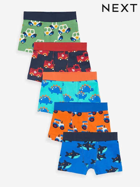 Leuchtendes, bedrucktes Design - Trunks 5 Pack (1.5-16yrs) (N33998) | 14 € - 16 €