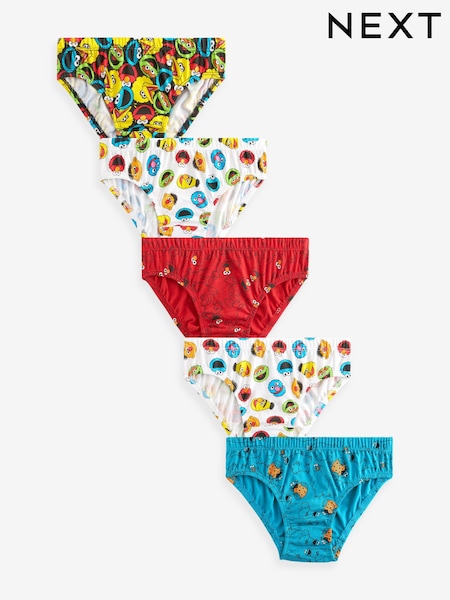 Sesame Street - 100% Cotton Briefs 5 Pack (1.5-8yrs) (N34151) | € 9 - € 10
