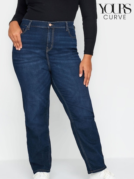 Синий - Yours Curve RUBY Straight Leg Jean (N34205) | €38