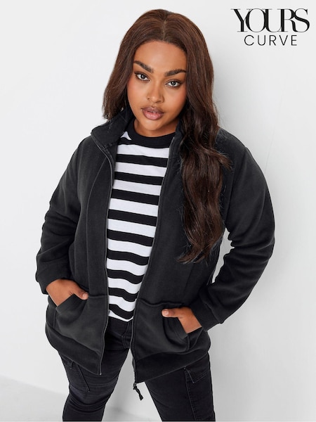Yours Curve Black Olive EPP Fleece (N34276) | €34