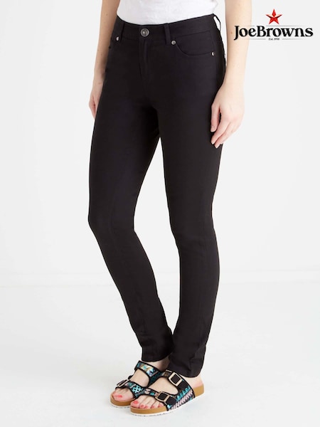 Joe Browns Black Essential Stretch Denim Skinny Jeans (N34295) | $60