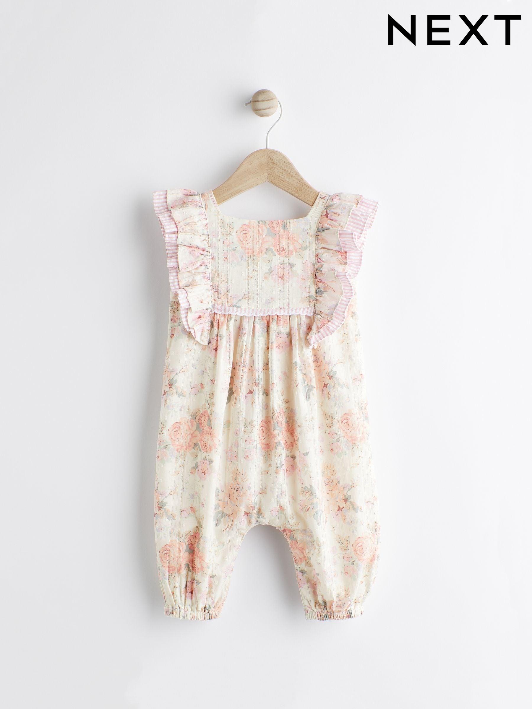 Next baby girl rompers discount