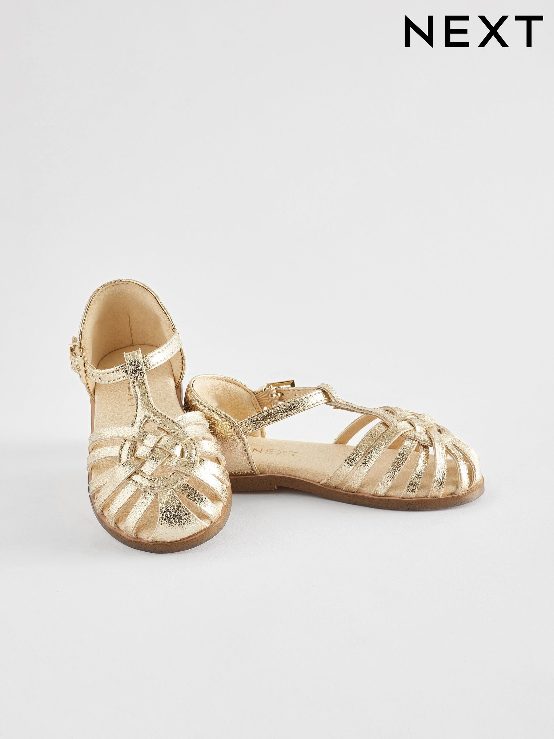 Next metallic sandals online